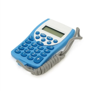 Калькулятор Small KEENLY KK-1880, 25 кнопок, размеры 140*110*30мм, Blue, OEM