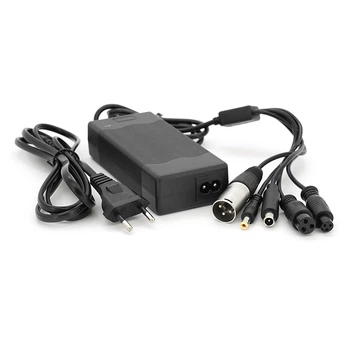 Универсальное зарядное устройство для аккумуляторов Li-ion 36V(42V), 10S, 2A. 65W, 5,5*2,5мм/3PXLR(18mm)/3pGX1