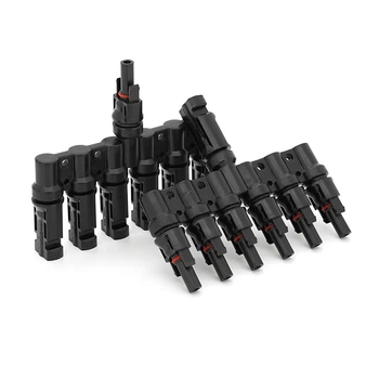 Кабельный разветвитель MC4-6T Voltronic 30A 1000V соединитель для солнечных панелей параллельное подключение (TOR-JUG_22B)