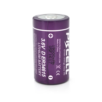 Батарейка литиевая PKCELL ER34615 3.6V 19000mAh для систем слежения резервная батарея для фонариков (LO-TH_11C)