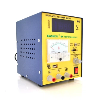 Блок питания BAKKU BK 1501D 15 вольт 1 ампер с цифровой индикацией