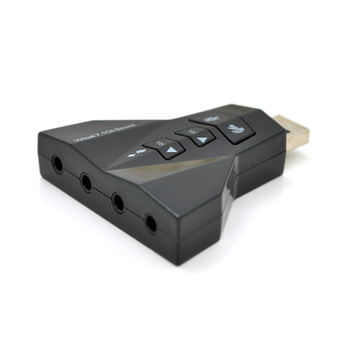 USB звуковая карта Voltronic 7.1 CM108 для ПК и ноутбуков 3D звук замена встроенной звуковой карты (YU-GT_33A)