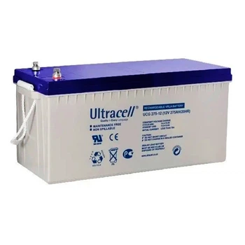 Аккумуляторная батарея Ultracell UCG275-12 GEL 12V 275Ah гелевый аккумулятор для солнечных систем резервного питания (TOR-JUG_22B)