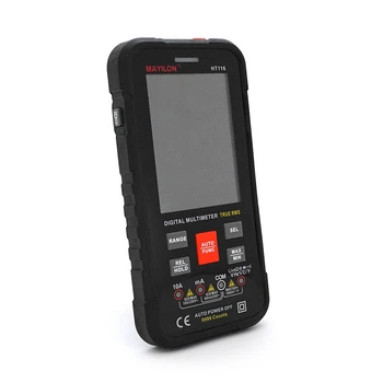Мультиметр Mayilon HT-116 цифровой измеритель напряжения тока температуры сопротивления для электрики (LO-TH_11C)