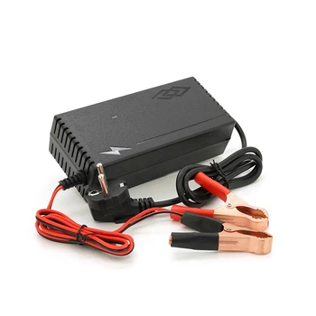 Зарядное устройство для аккумуляторов Li-ion 12V 12.6V 3S 10A Voltronic с крокодилами индикация для быстрой зарядки батарей (TOR-JUG_22B)