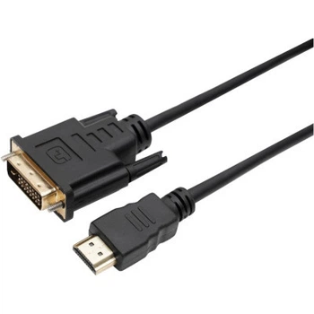 Кабель мультимедійний сполучний HDMI to DVI 24 1 1.8 м Dynamode кабель перехідник для підключення відеокарти до монітора