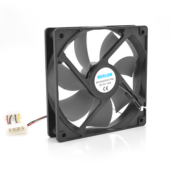 Кулер корпусний Merlion 9025 DC sleeve fan 4pin 92x92x25мм 1300об хв
