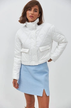 Куртка вкорочена з куліскою по низу Wear me M/L (не обирати) Молочний (10_24_9851)