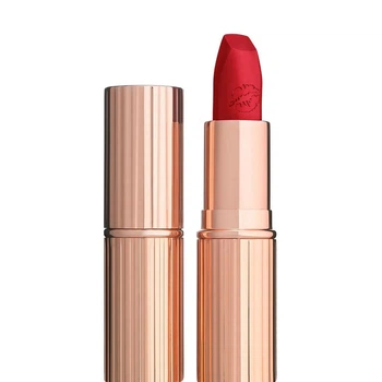 Кремовая помада с матирующим эффектом Charlotte Tilbury Hot Lips Carina's Love, красный, 3,5 г