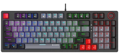 Клавіатура GamePro MK120R Red Switch RGB USB Black (MK120R)