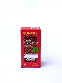 Хлібці з томатами Sunfill, без глютену 100 г (12700289)