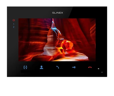 Видеодомофон с цветным дисплеем Slinex SQ-07MTHD 7" IPS 16:9 1024×60 Черный (99-00007362)