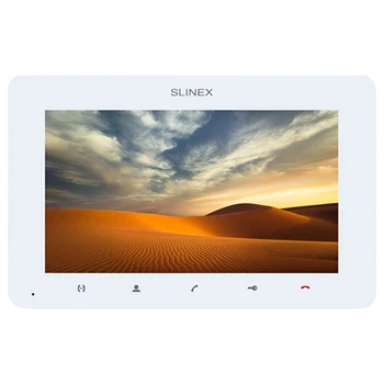 Видеодомофон с динамиками Slinex SM-07MHD 7” TFT 16:9 1024×600 Белый (99-00006901)