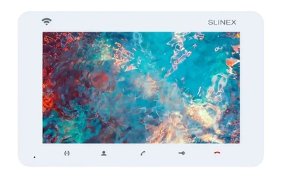 Видеодомофон Slinex SM-07N 7” TFT 16:9 1024×600 Wi-Fi Белый (99-00012644)