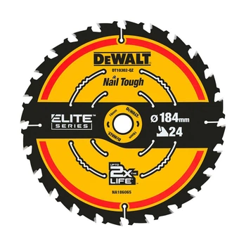 Диск пиляльний по дереву DeWALT 184 х 16мм 24 зуби (DT10302)