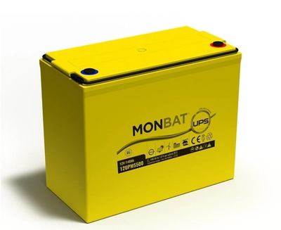 Аккумулятор гелевий 12V 100Ah ELECTRON (Monbat) Carbon GEL 12UVG1000