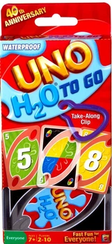 Настольная игра Mattel UNO 40th Anniversary H2O To Go P1703