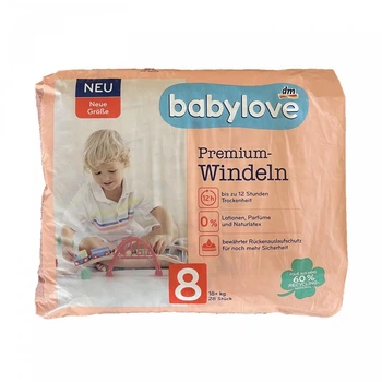 Підгузки Babylove premium 8 (18+кг) 28 шт