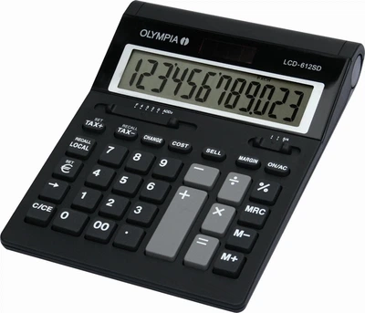 Настільний калькулятор Olympia LCD-612 SD