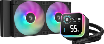 Система водяного охлаждения DeepCool LQ240 Black (R-LQ240-BKLSMW-G-1)