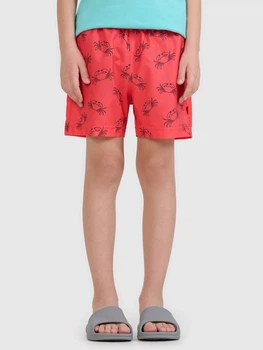 Дитячі шорти для купання для хлопчика 4F 4FJWSS25UBDSM121-63A 134-140 см Рожеві (5905700375517)