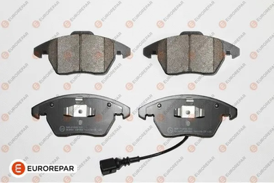 Комплект тормозных колодок SKODA FABIA, SEAT TOLEDO, AUDI A1, EUROREPAR (1617259080)