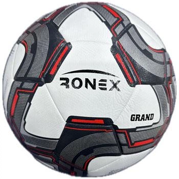 Мяч футбольный гибридный Ronex Grand, серый