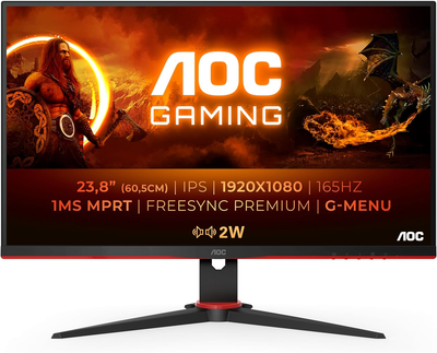 Монитор 24" AOC 24G2SPAE/BK Full HD IPS 165 Гц Б/В