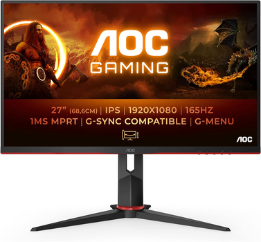 Монитор 27" AOC Gaming G2 27G2SP/BK Full HD IPS 165 Гц Б/В