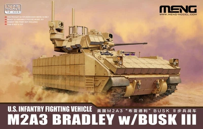 Збірна модель 1/72 БМП США M2A3 Bradley з BUSK III Meng 72-005