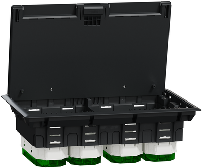 Підлоговий лючок Schneider Electric Unica System+ пластиковий 12 модулів XL (INS52126)