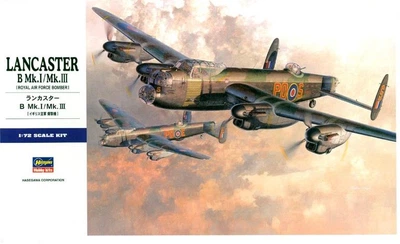 Збірна модель 1/72 Літак Lancaster B Mk.I/Mk.III Hasegawa 00553