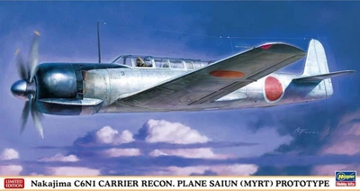 Збірна модель 1/48 Літак Nakajima C6N1 Carrier Recon. Plane Saiun - (MYRT) Prototype Hasegawa 07528