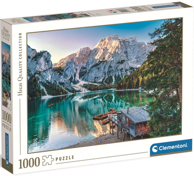 Puzzle Clementoni High Quality Emerald Lake Braies 1000 elementów 39887 (8005125398874)