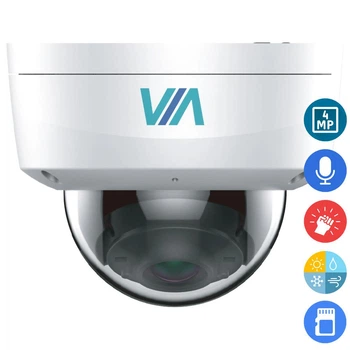 4 Мп купольная IP камера VIA SECURITY VS-D24AS(VP)