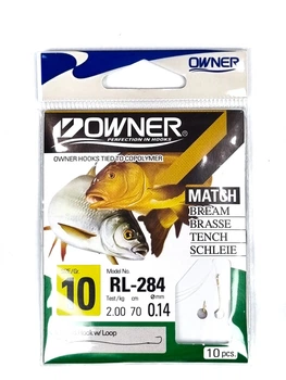 Крючки с поводком Owner RL-284 №10