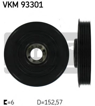 Шкив генератора SKF (VKM 93301)