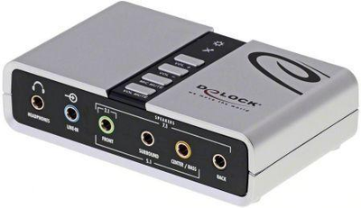 Звукова карта зовнішня DeLOCK USB Sound Box 7.1 (61803)