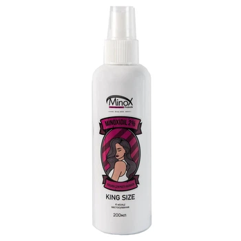 Лосьйон для росту волосся Minox з minoxidil 2%, 200 мл
