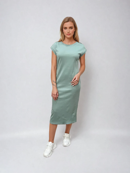 Плаття пряме з рубчика із розрізами Wear me S М'ята (14_25_350-408_11035)