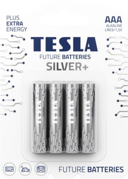 Батарейки Tesla SILVER+ Alkaline AAA 4 шт (M LB TESLA - 13030420)