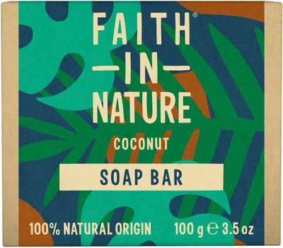 Натуральне тверде мило Faith in Nature з Кокосом 100 г (708002300363)