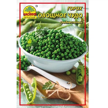 Семена гороха Насіння країни Овощное чудо 30 г