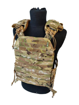 Плитоноска Akinak з системою швидкого скиду Plate carrier Predator MOLLE Multicam (222)