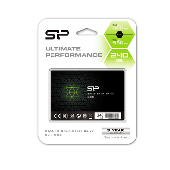SSD накопичувач Silicon Power Slim S56 240 GB (SP240GBSS3S56B25)