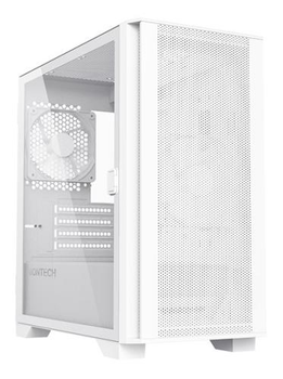 Корпус Montech AIR 100 LITE, White, Mini Tower, без БЖ, для Micro ATX / Mini ITX, 2xUSB 3.0 / 1xUSB 2.0, макс. CPU - 161 мм / GPU - 330 мм, 2x120 мм, бічна панель із загартованого скла