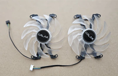 Вентилятор Ecotherm для видеокарты GALAX KFA2 RTX 3060 3070 Ti (GFY10015H12SPA) комплект 2 шт (№475)
