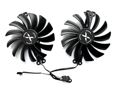 Вентилятор для видеокарты XFX (orgnl) RX 6600 XT Speedster CF1015U12S (CF1010U12S FY010010M12LPA) комплект 2 шт (№367.9)