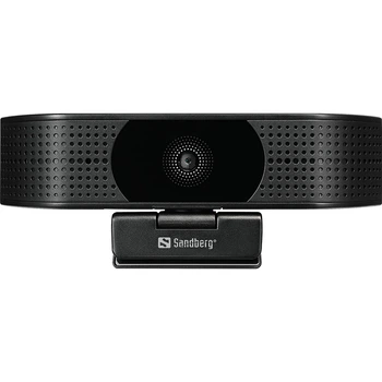 Веб-камера Sandberg Webcam Pro Elite 4K UHD IMX258 Autofocus USB-A/USB-C Black (134-28)