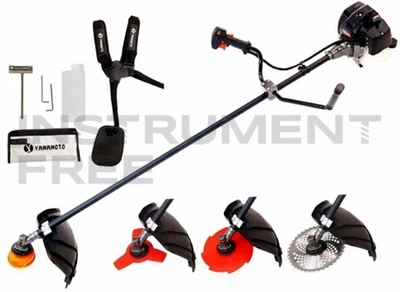 Бензокоса Yamamoto SRM-520 PRO (4 насадки в комплекте, праймер, ремень-ранец)